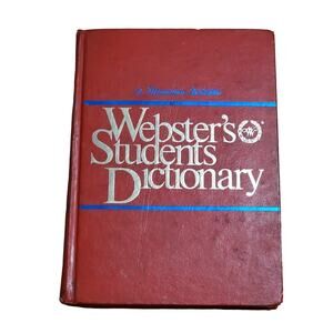1974 Merriam Websters New Students Dictionary Vtg HC USA